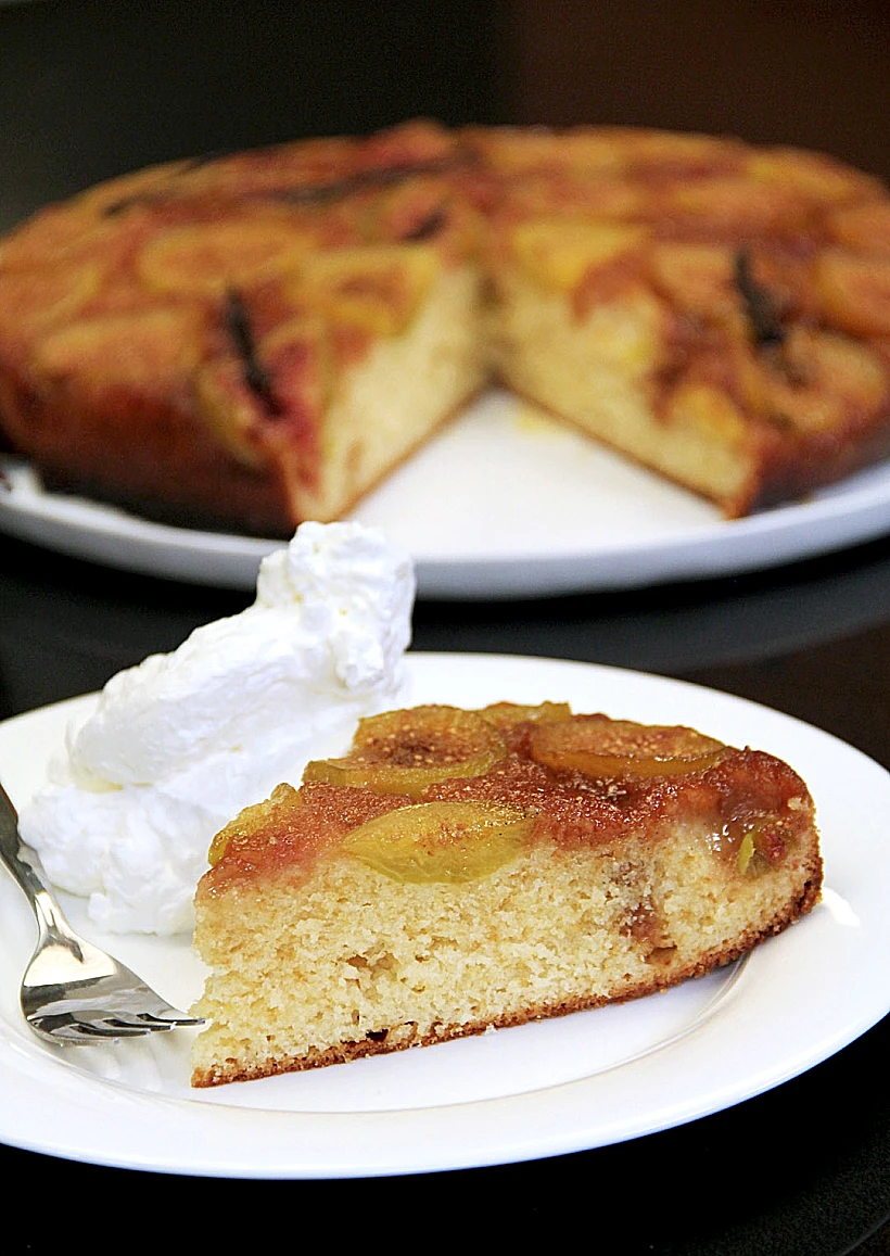 עוגת תאנים הפוכה