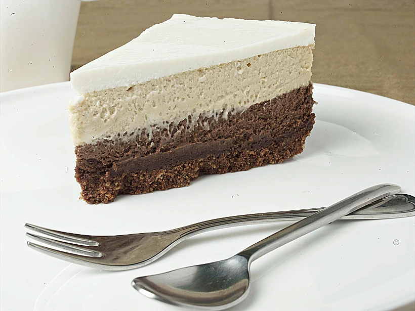 עוגת גבינה שוקולד וקפה