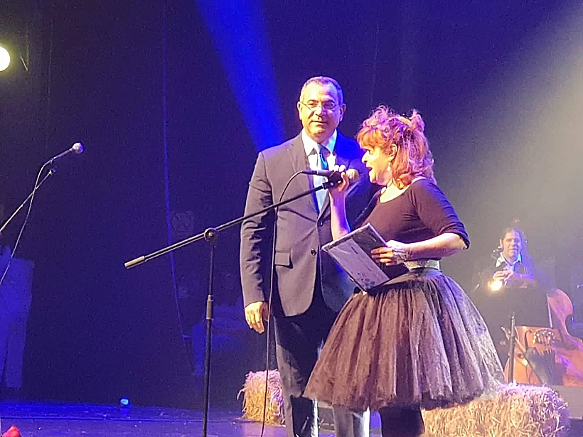 אלי יצפאן וציפי שביט בטקס פרסי אמ