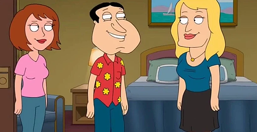 במרכז: קוואגמייר, השכן הבעייתי של משפחת גריפין בסדרה 