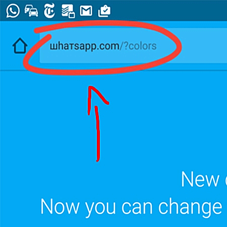 שימו לב לאות W במילה WhatsApp