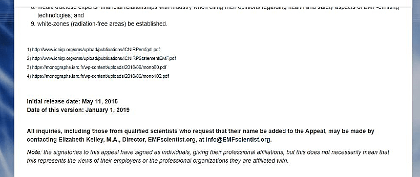 תאריך פירסום המכתב? 2015. העדכון מתייחס לשמות נוספים שחתמו על העצומה ( צילום מסך)