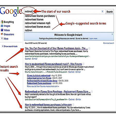 גוגל נפרדת מהחיפוש המיידי