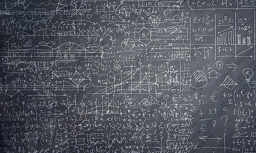 לוח מתמטיקה משוואה