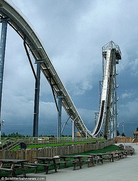 Verruckt : Schlitterbahn Water Park, Kansas City, USA