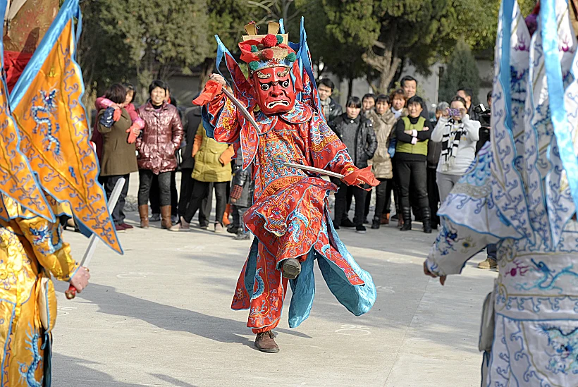 טקס בסין לכבוד השנה החדשה