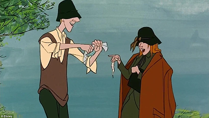 טוני וקורין משחזרים סצנות מ-101 דלמטים