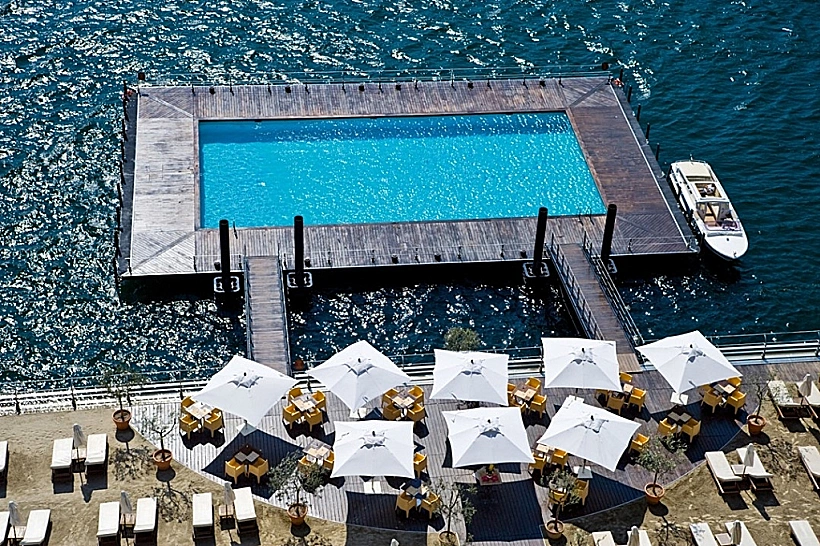 Floating Lake Pool at Grand Hotel Tremezzo