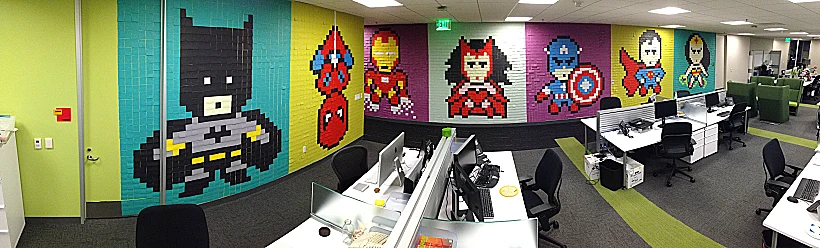 גיבורי על ממדבקות