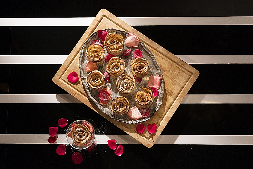 קינוח שושני תפוחים