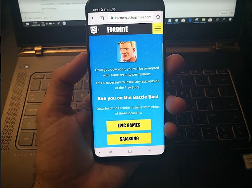 מתקינים את פורטנייט על הסמסונג גלקסי