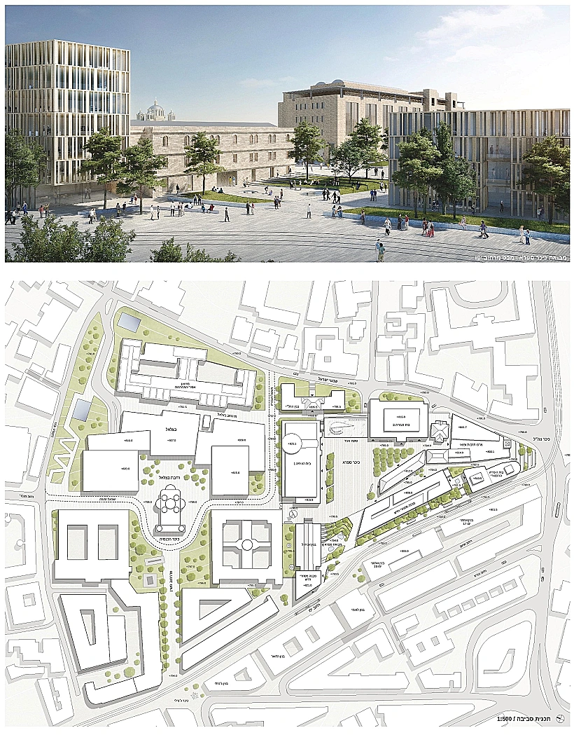 תכנון ופיתוח כיכר ספרא,