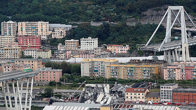 גשר גנואה לאחר קריסתו