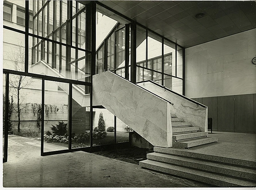 קסטיליוני האדריכל, משרד המסחר, התעשייה והחקלאות במילנו, 1952/1958