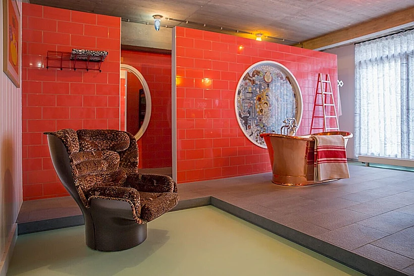 אמבטיית נחושת בחורף