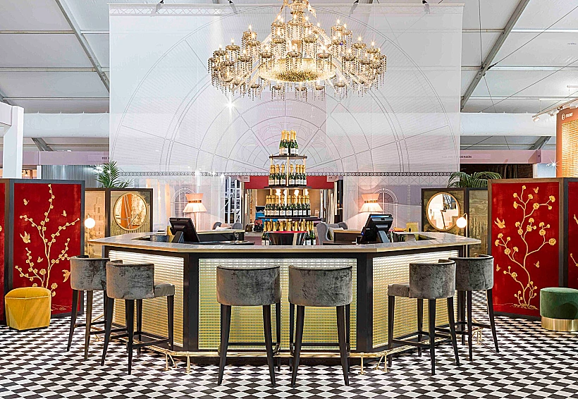 דלפק שמפניה, מתוך דקורקס