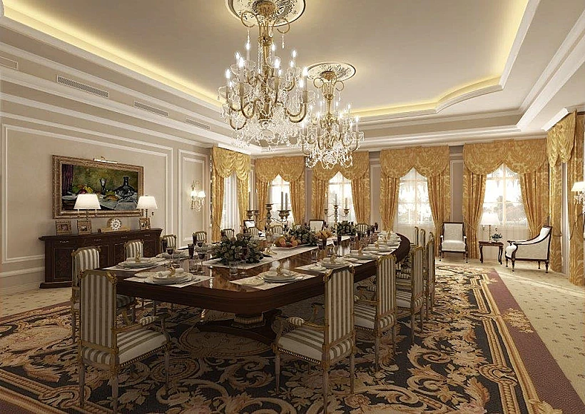 אחד מכמה חדרי אוכל בניגריה