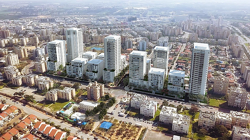 הדמיה שכונת נורדאו נתניה