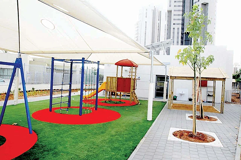 גן ילדים בבנייה מאופסת בחדרה