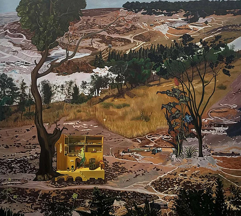 נורית דוד, נוף מס 9, 2001 (צילום: ולרי בולוטין)