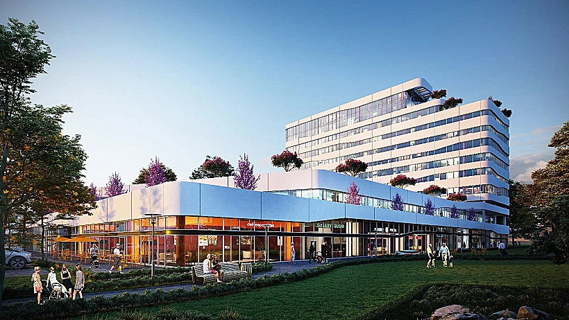 מתחם סקיי סנטר (הדמיה - נעם מרכזיים מסחריים)