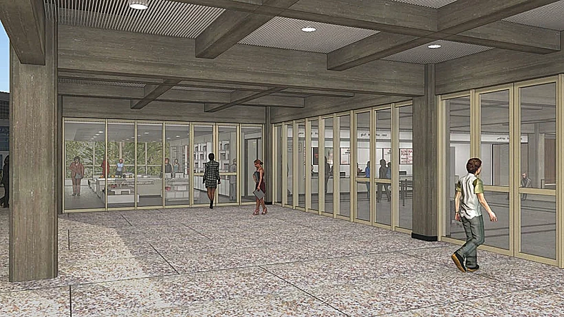 הדמיית הכניסה החדשה (יחצ)