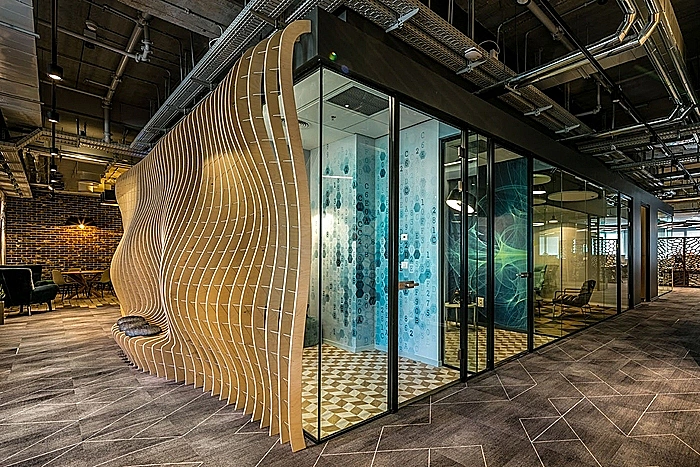 מחיצות עץ תלת ממדיות