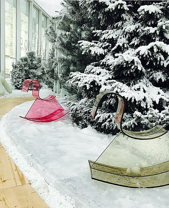 מיצב ארבע העונות של קארלו ראטי במרכז העיר