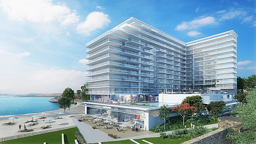 הדמיית פרויקט אגם בכנרת