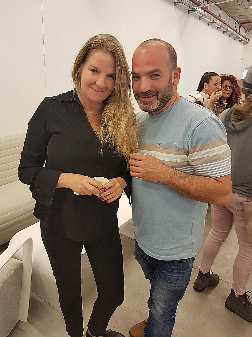 משמאל אורלי רובינזון (צילום: דן פישמן)