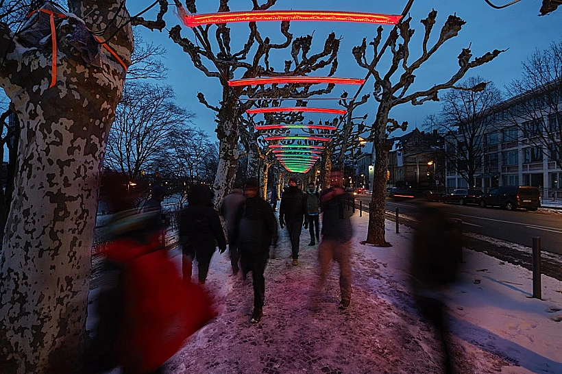 המיצב ב- Luminale.