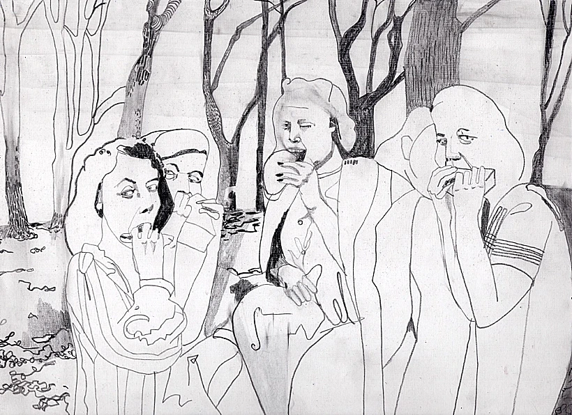 נימוסי שולחן - מיה בלוך ״טורפות״, 2008