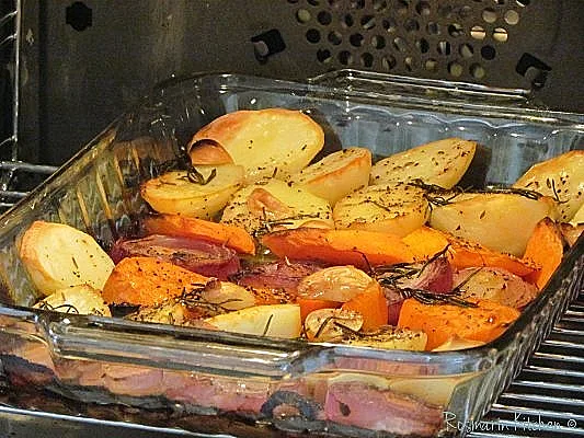 תפודים בתנור