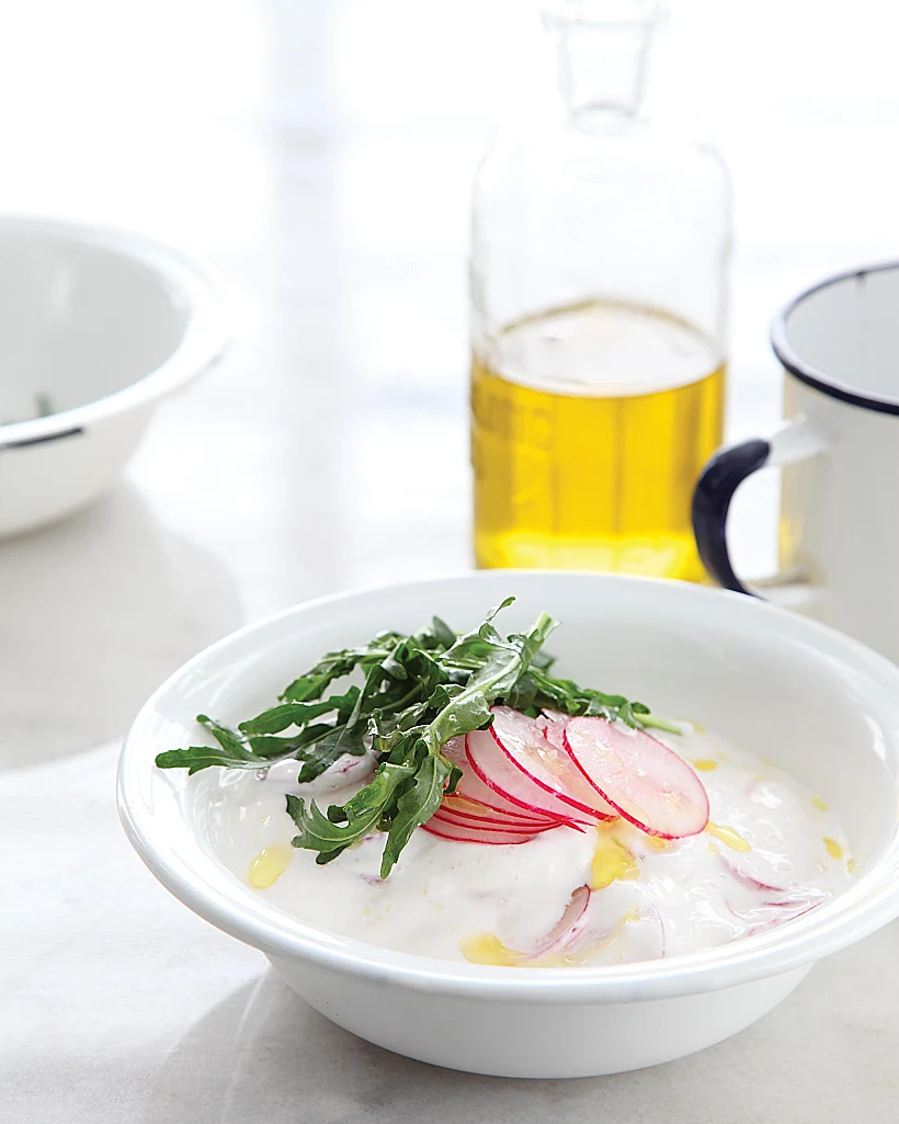 סלט צנונית ולבנה