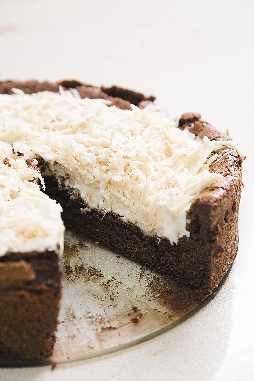 עוגת שוקולד וחלבה