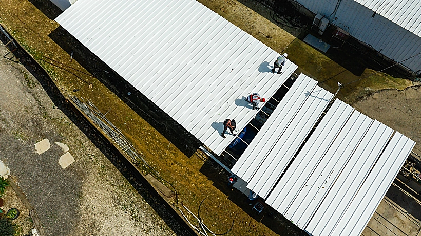 הקמת גג ע''י חג בגג