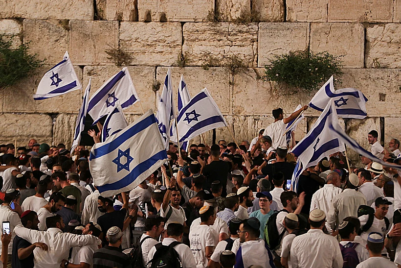 מצעד הדגלים, ירושלים, כותל