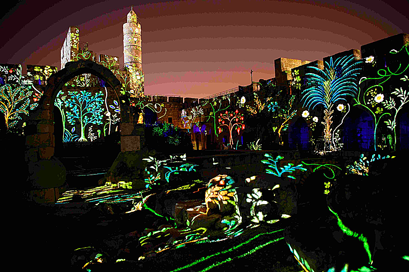 David Tower Light Show