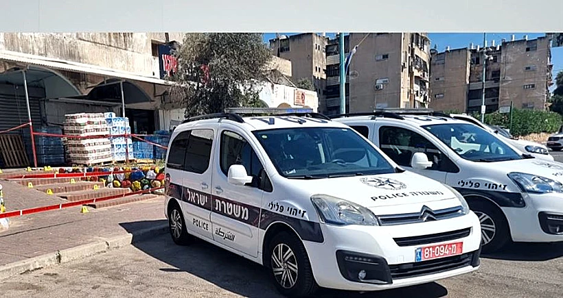 זירת הרצח בלוד