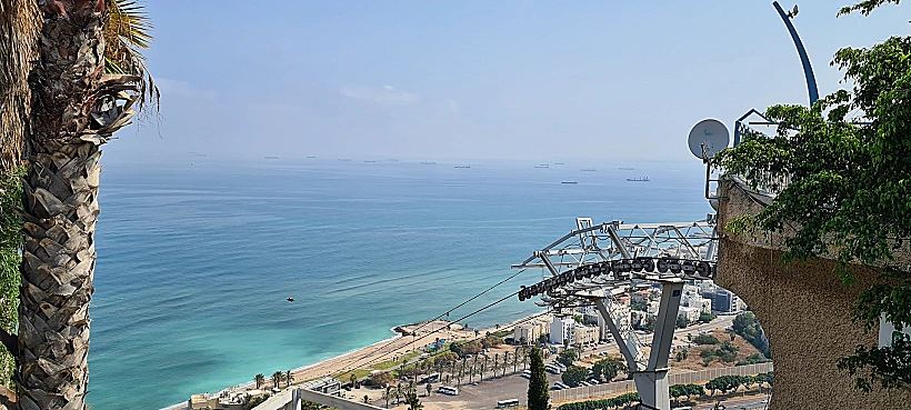 הנוף מהרכבל