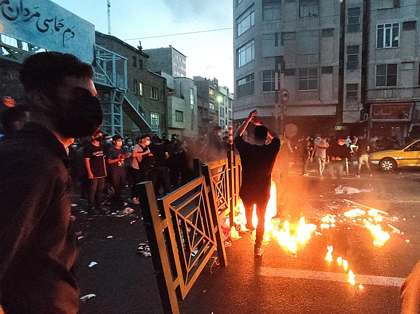 ההפגנות בעקבות מותה של מחסה אמיני בטהרן