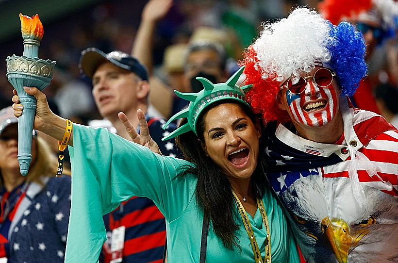 אוהדי ארצות הברית מונדיאל 2022 בקטר