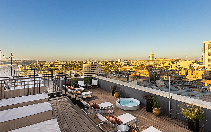 Brown Machne Yehuda Rooftop.