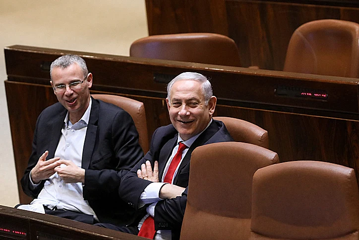 יריב לוין ובנימין נתניהו