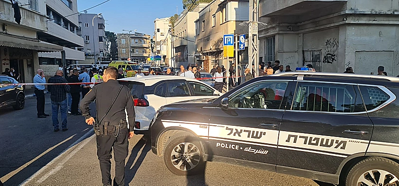 זירת הרצח בחיפה