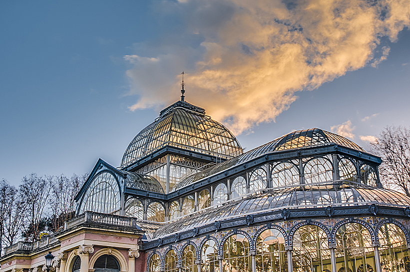 מדריד The,crystal,palace,(palacio,de,cristal),,a,glass,and,metal