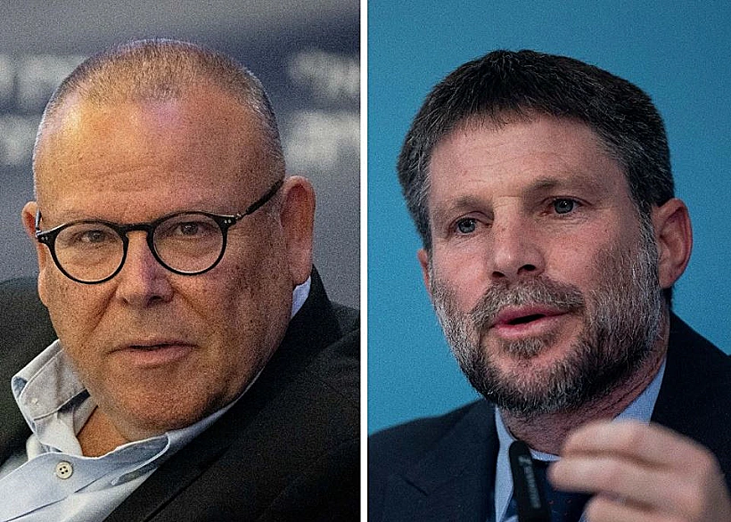 בצלאל סמוטריץ' וארנון בר-דוד