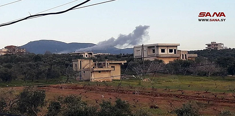 אזור התקיפה בסוריה