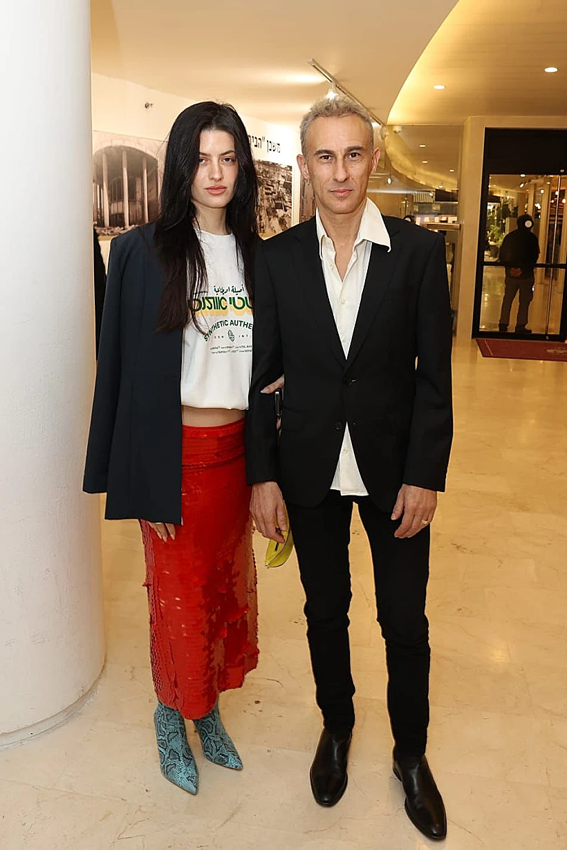 אסף אמדורסקי ואשתו ג'וזפין