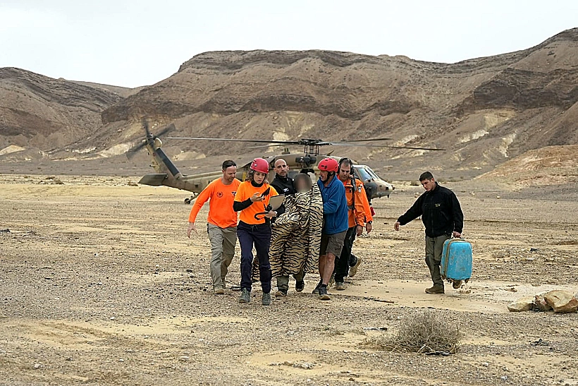 חילוץ הנעדרת בדרום